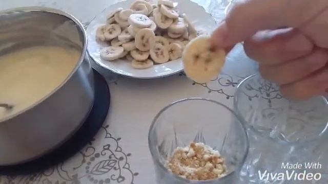 Банановый пудинг.Очень нежный десерт. смотреть онлайн