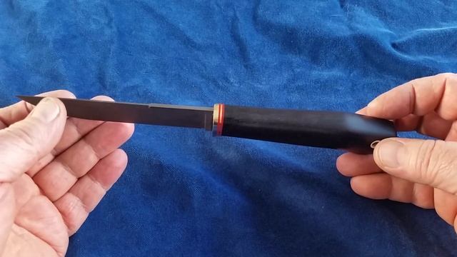 Нож Черный Сарган. Сталь К100 австрийского производства. ПРОДАН смотреть онлайн