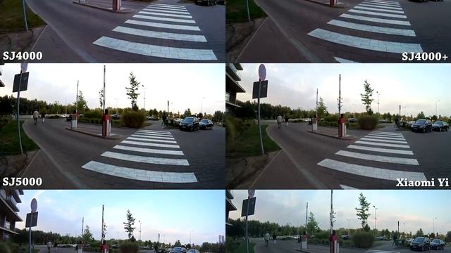 SJCAM SJ4000 - SJ4000+ - SJ5000 - SJ5000+ - Xiaomi Yi - Sony AS20 Comparison test - Sunset смотреть онлайн