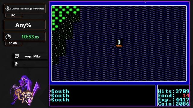 Questing for Glory 5 - Ultima: The First Age of Darkness Any% by organMike смотреть онлайн