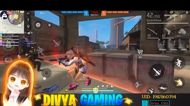 Free Fire Girl Rank Push | TeamCode Gameplay | And Custom With Subscribers FF Girl Live смотреть онлайн