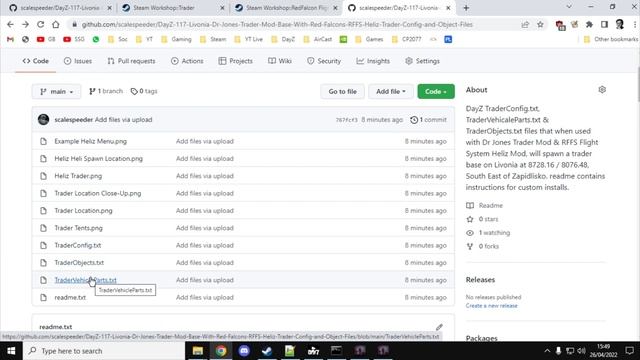 DayZ 1.17 Livonia Dr Jones Trader Mod Base With RFFS Flight System Heliz Seller & Items Config File смотреть онлайн