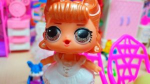 Настя в гостях с полезными овощами L.O.L. Surprise OMG