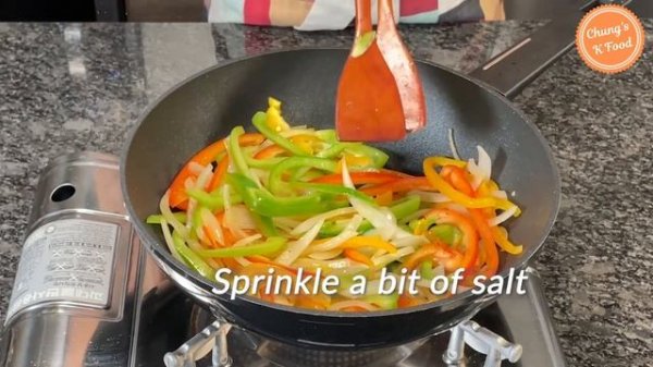 Quick and Easy Japchae Recipe | Korean glass noodles recipe easy | 간단잡채??