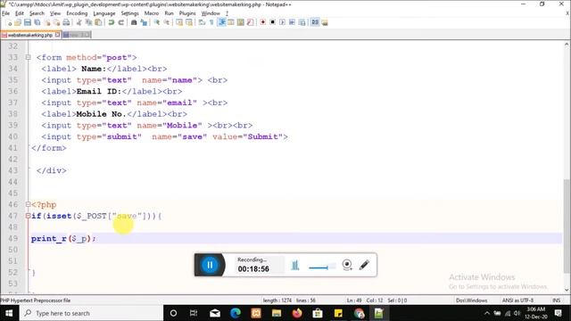 How to create a custom plugin in WordPress | How to make plugin in wp | make own plugin | PART- 3 смотреть онлайн