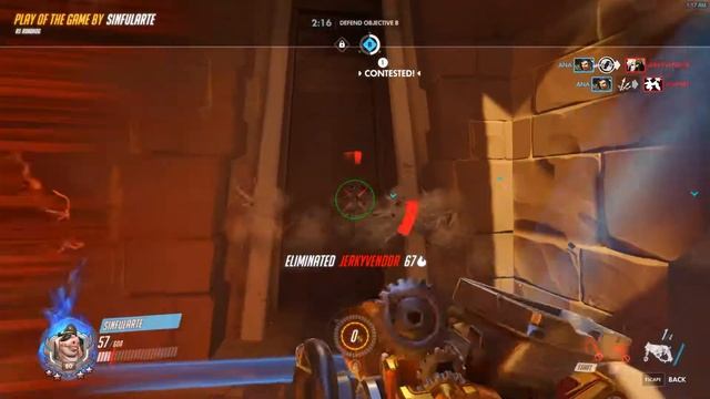 Roadhog - Play of the Game - Temple of Anubis смотреть онлайн