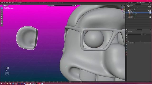 Как разделить 3D модели для печати в Blender смотреть онлайн