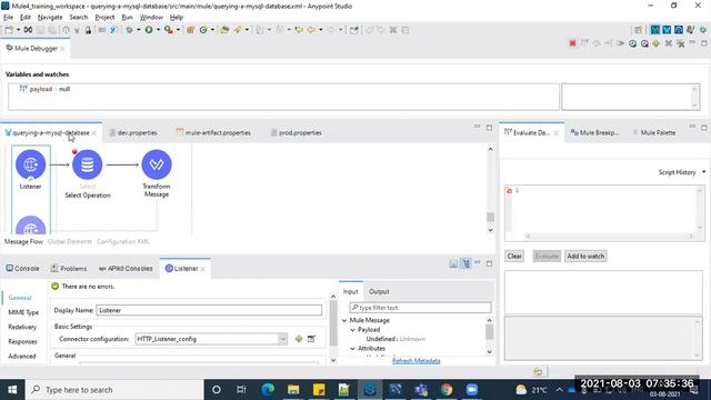 Mule working session with MySQL database convexity смотреть онлайн