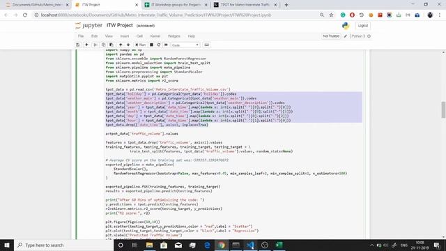 An Estimation of Interstate Traffic of Metro City Using Linear Regression Model of Machine Learning смотреть онлайн