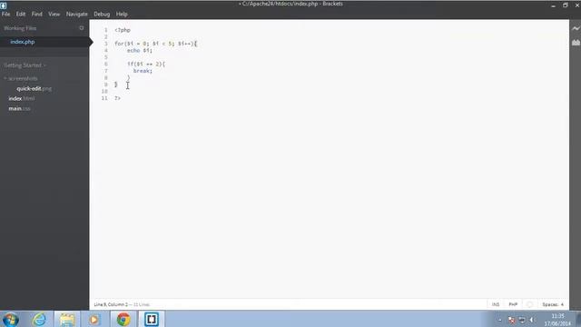Php Tutorial - Break Statements смотреть онлайн