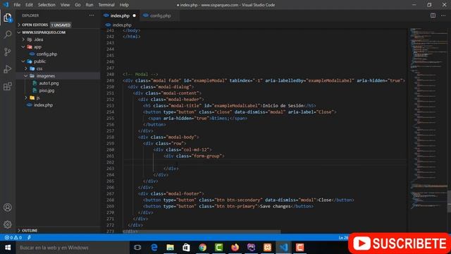 08 – Como utilizar MODALS con BOOTSTRAP ( ?? PHP y MYSQL ?) смотреть онлайн