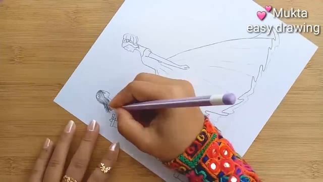 Mother's Day drawing with pencil sketch Step by step смотреть онлайн