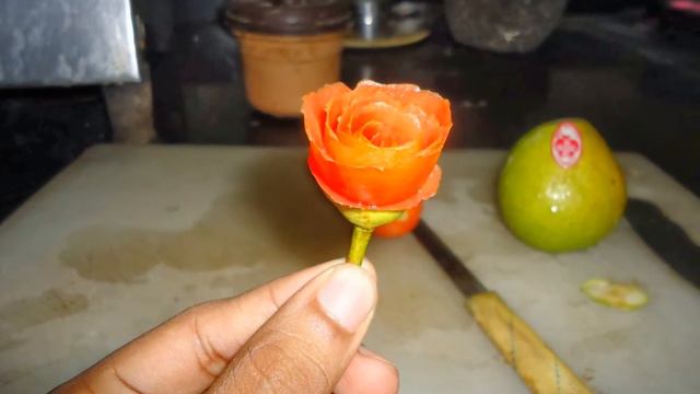 Vegetable Carving - Tomato Rose "Valentine Special" смотреть онлайн