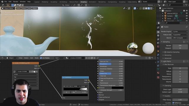 An Easy Way to Add Smoke and Steam in Blender (Tutorial) смотреть онлайн