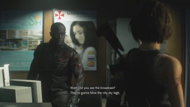 Resident Evil 3 Remake - Jill Meets Tyrell смотреть онлайн