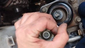 Правильная установка помпы лачетти.