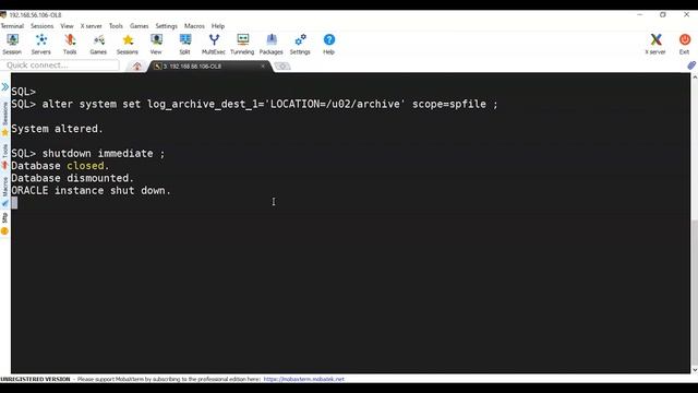 How to Enable archive log mode on Oracle DB смотреть онлайн