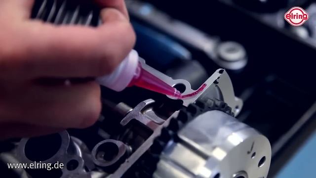 Технология установки прокладки клапанной крышки Elring смотреть онлайн
