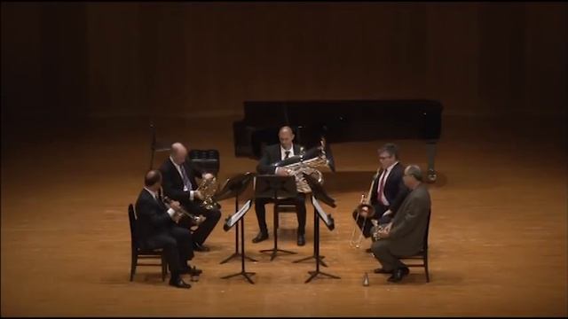 Hamamatsu International Academy Faculty Brass Quintet playing Andrè Prévin's 4 Outings смотреть онлайн