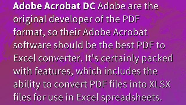 What software can convert PDF to Excel? смотреть онлайн