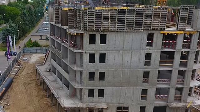 ЖК Полетград в Жуковском – 2019-05 – ход строительства в мае 2019 г. смотреть онлайн