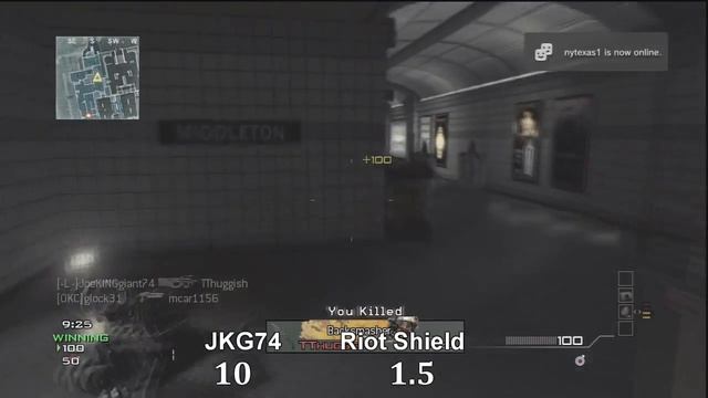 Modern Warfare 3 Joekinggiant74 vs Riot Shield смотреть онлайн