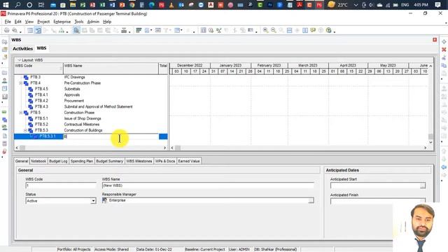 How to create WBS in Primavera P6 I What is WBS I смотреть онлайн