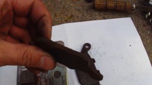 Замена задних колодок на Honda CB 400.