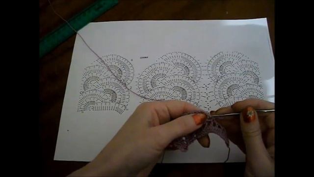 вяжем ленточное кружево для платья смотреть онлайн