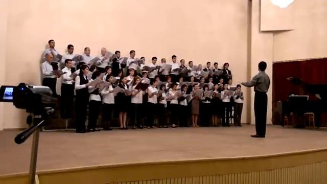 Tigran Mansuryan Conductor: Sipan Hakobyan Choir piece "Conversatioans with God" смотреть онлайн