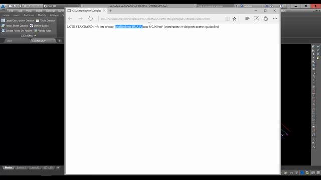 C3DMEMO Legal Description Creator смотреть онлайн