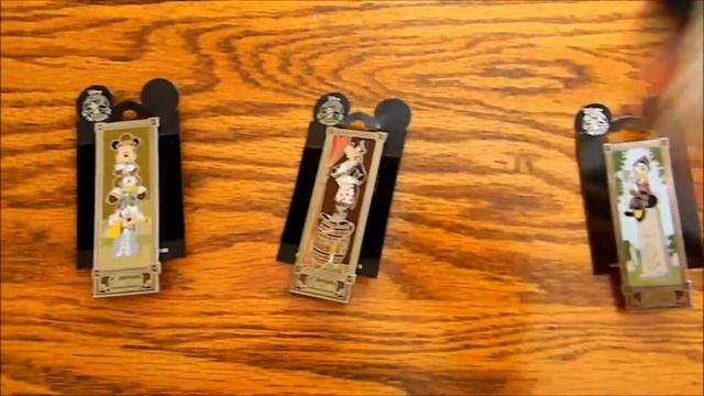 Haunted Mansion Stretching Room Character Pin Set смотреть онлайн