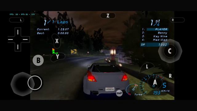 Need for Speed Underground (Prototype) - Dolphin Emulator MMJ смотреть онлайн