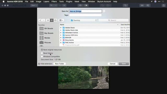 Saving a Native File in Aurora HDR 2018 смотреть онлайн