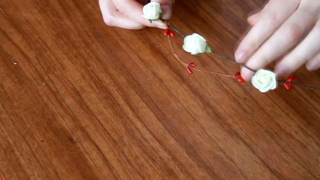 Diy : Венок на голову в стиле "Рустик" / Своими руками / wreath of flowers / Mary F смотреть онлайн