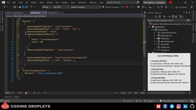 ASP.Net Core API Gateway - Ocelot API Microservice смотреть онлайн