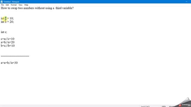 How to swap two numbers without using third variable in java in Tamil? смотреть онлайн