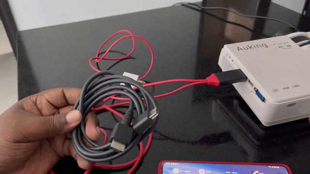UnBoxing The AuKing Mini Projector смотреть онлайн