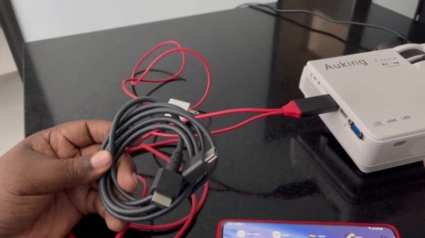 UnBoxing The AuKing Mini Projector