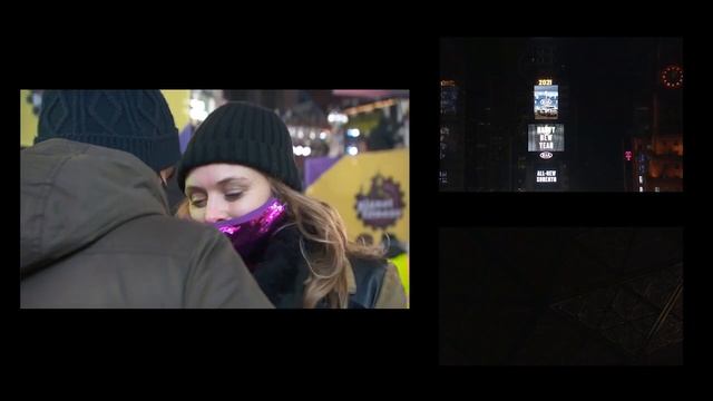 New Year's Eve 2021 Times Square Ball Drop (Synced Multicam)