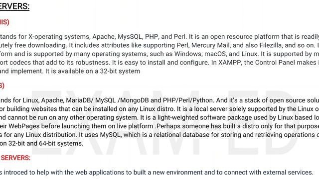 Web Servers: XAMP, LAMP & TOMCAT | Web Technologies смотреть онлайн