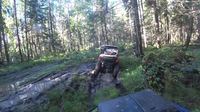 Лесной гряземес на квадроцикле CF MOTO500#BRP MAVERICK1000#STELS Dinli600. смотреть онлайн