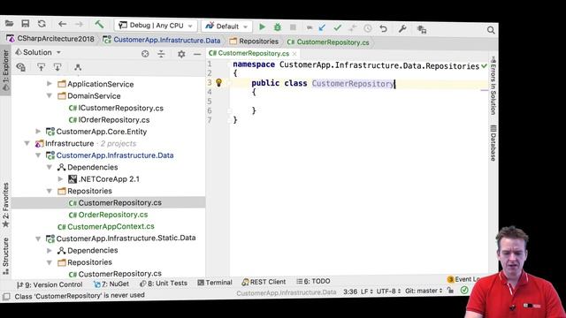 C# Clean Arch Entity Framework Core 2018 | S4P7 | Adding Repositories using DBContext смотреть онлайн