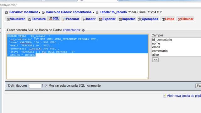 Vídeo Aula PHP 1/3 - Criando um banco MySQL e criando uma conexão PHP смотреть онлайн