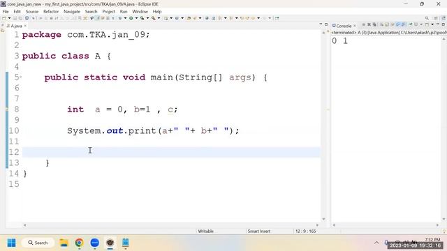 Fibonacci series #experingwithpradip #java #program #logical смотреть онлайн