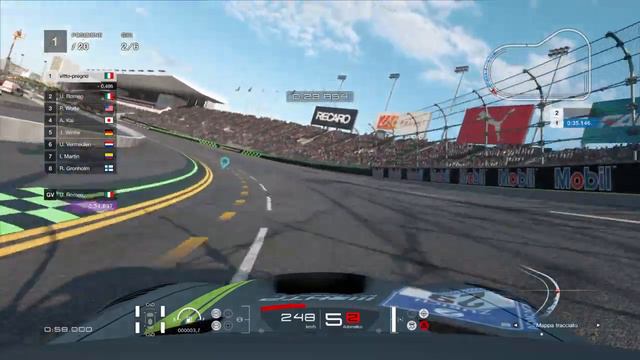 facciamo una gara nella mappa BB Raceway con la macchina MERCEDES - AMG GT3 '16 смотреть онлайн