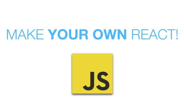 Create your own React! - learn Web Development смотреть онлайн