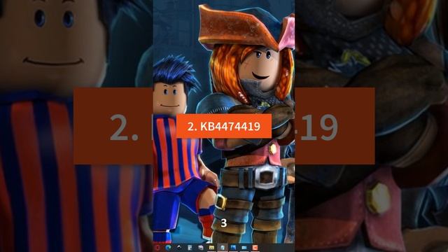 Ошибка Roblox "Your Windows 7 system is too outdated. Please install KB4534310" смотреть онлайн