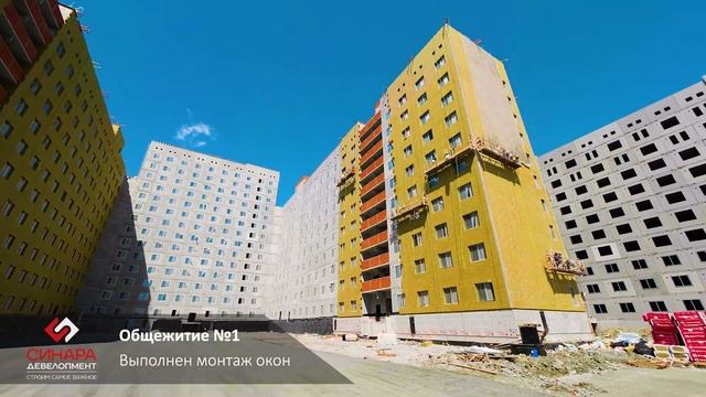 Ход строительства объектов Деревни Универсиады-2023, июнь 2021 г. смотреть онлайн