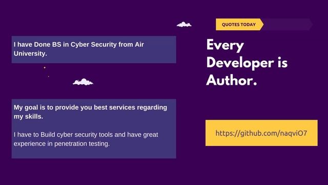 Saqlain Naqvi | Pentester | ML Expert | Python, Bash & C++ Developer | Cyber Security Expert смотреть онлайн
